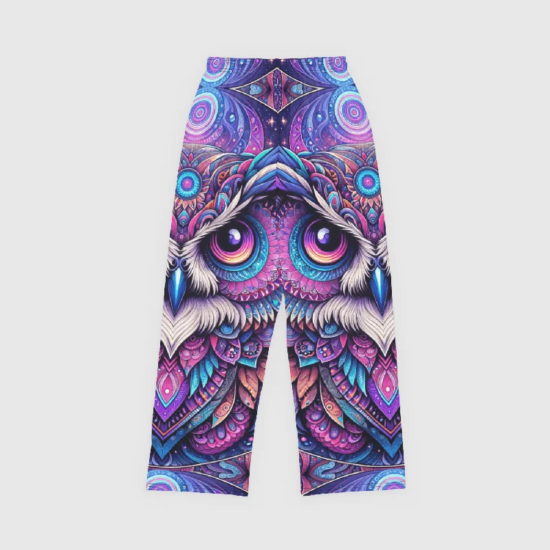 Men's Pants with Side PocketsOmniscient Owl Lounge Bottoms