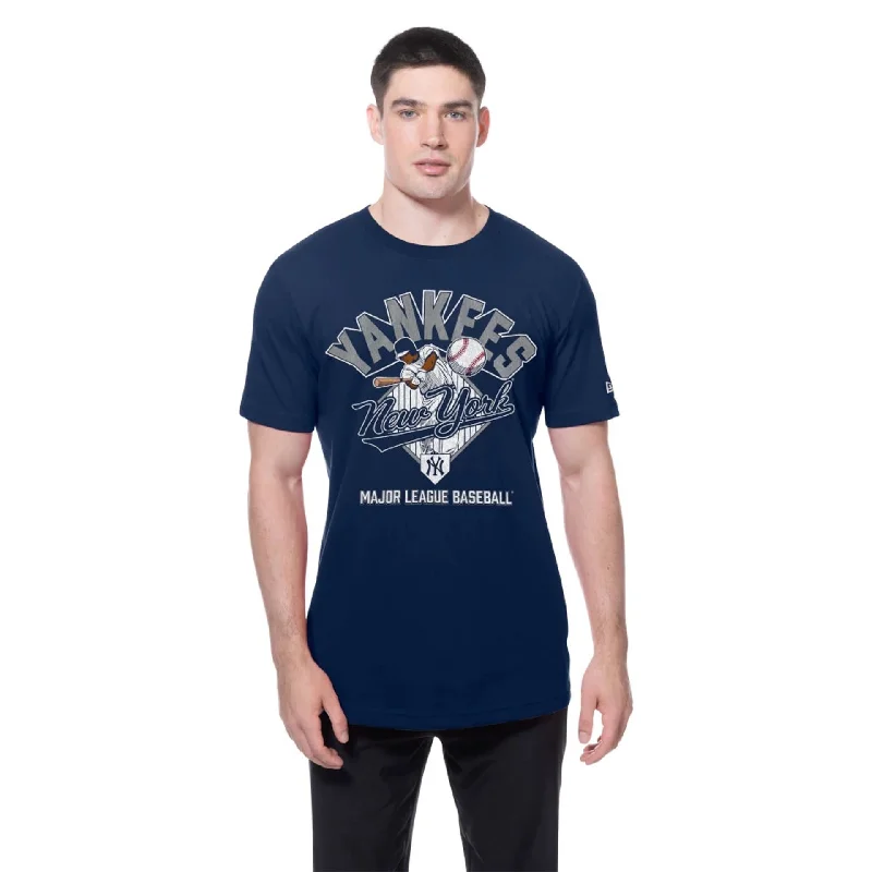 Men's Shirts with Antimicrobial TreatmentNew York Yankees MLB Batting Practice Navy T-Shirt
