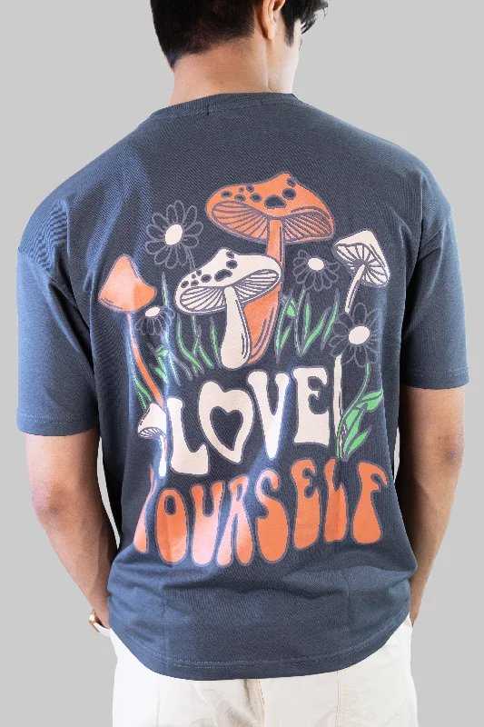 Men's Shirts with CollarsLove Yourself T-shirt: Pastel Blue