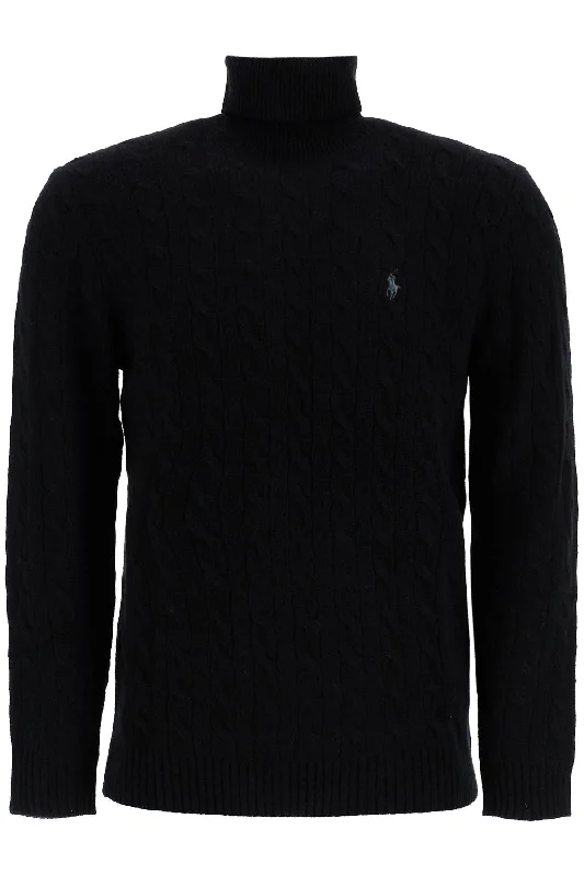 Polo Ralph Lauren Men's Cable-Knit Wool And Cashmere Turt