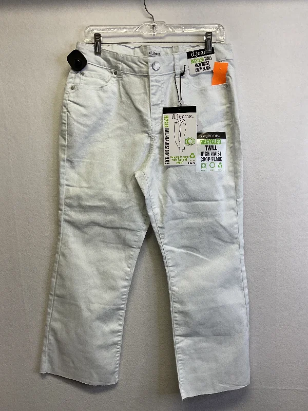 Jeans for Men with a Athletic BuildJeans Cropped By D Jeans In White Denim, Size:12
