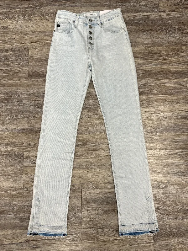 Casual Ripped Men's JeansJeans Straight By Kancan In Blue Denim, Size: 2