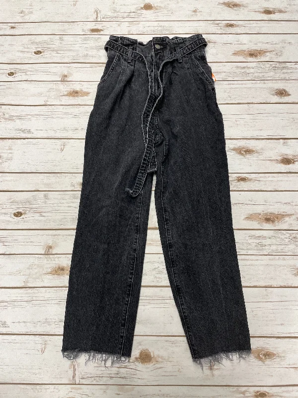 Hipster Skinny Men's JeansJeans Boyfriend By Abercrombie And Fitch In Black Denim, Size: 2