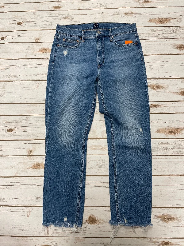 Zip-Fly Men's JeansJeans Straight By Gap In Blue Denim, Size: 6