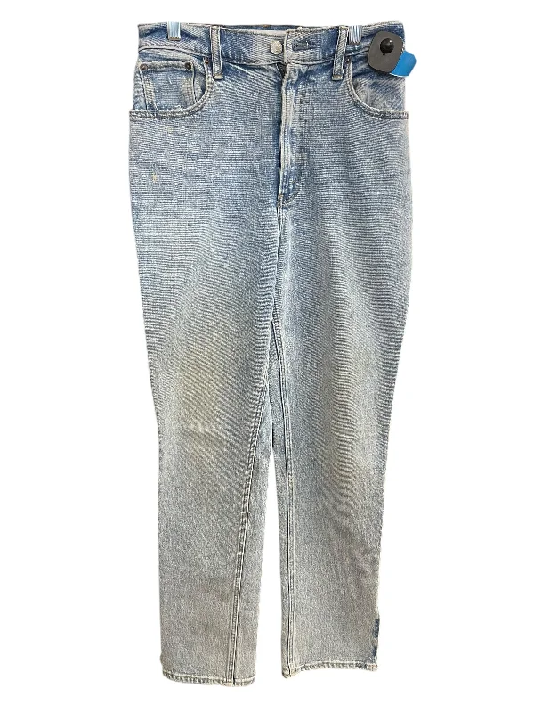 Hipster Men's JeansJeans Straight By Abercrombie And Fitch In Blue, Size: 2