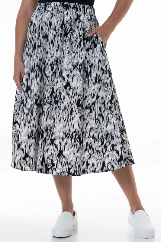 Men's Pants with Stretchable Fabric for FlexibilityPoplin Skirt _ 147244 _ Black