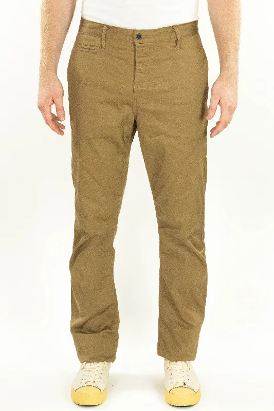 Classic Men's JeansCoal Miner Dark Khaki 9 oz Japanese stretch sateen twill