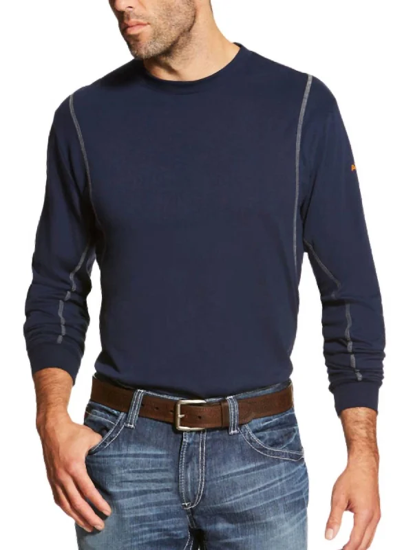 Casual Men's T-ShirtsAc Crew T-Shirt In Navy