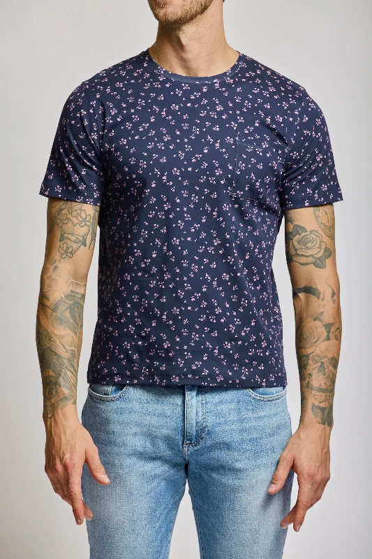 Men's Shirts with Plaid PatternsFLORAL PRINT TEE