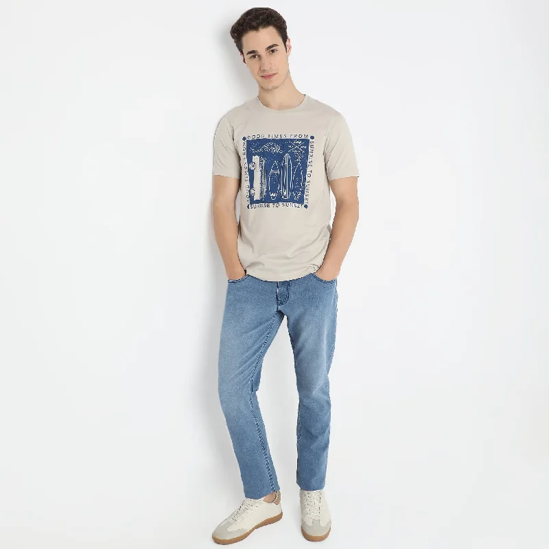 Men's Shirts with Bow TiesGraphic Crew Neck Modern Home T-Shirt