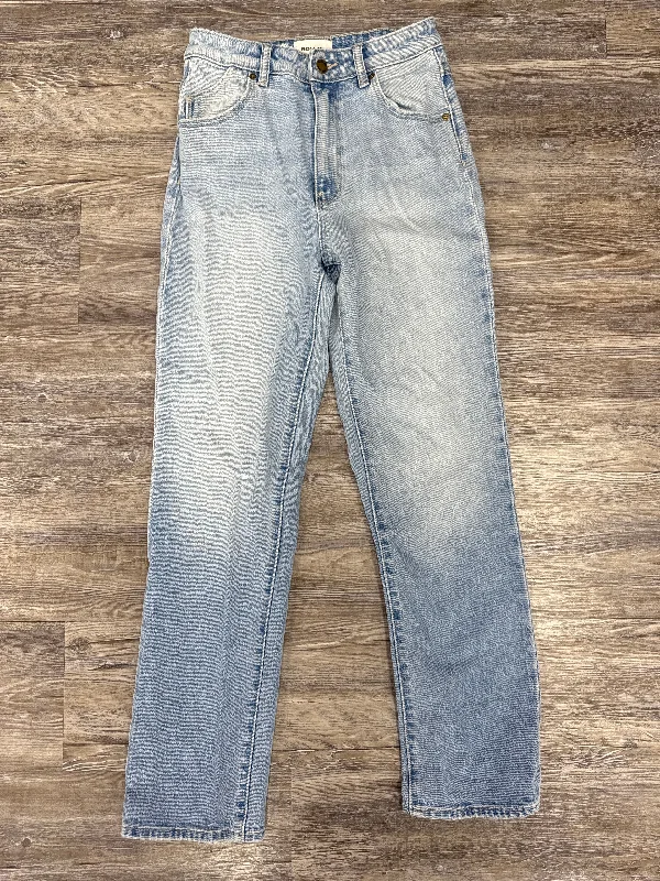 Elegant Men's JeansJeans Straight By Rollas In Blue Denim, Size: 0