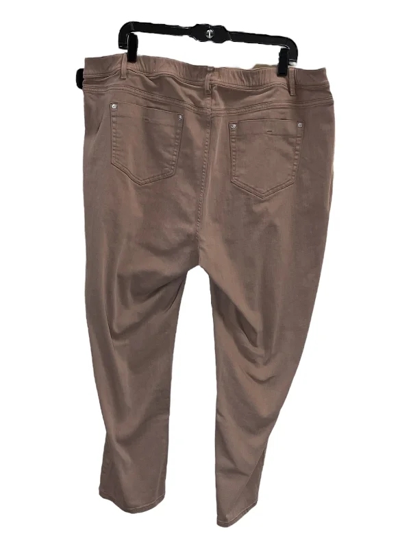 Sustainable Eco-Friendly Men's JeansJeans Straight By J. Jill In Brown, Size: 20
