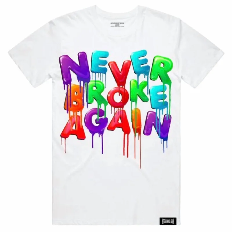 Men's Shirts with Cowl NecksMen's Og Drip T-Shirt In White