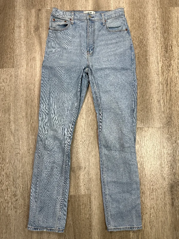 New Arrival Designer Men's JeansJeans Straight By Abercrombie And Fitch In Blue Denim, Size: 8 New Arrival Designer Men's JeansJeans Straight By Abercrombie And Fitch In Blue Denim, Size: 8