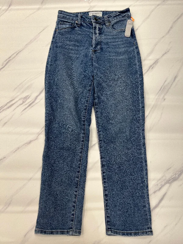 Men's Jeans for a Casual LookJeans Straight By Evereve In Blue Denim, Size: 0