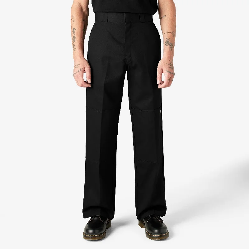 Men's Solid-Colored Pants for VersatilityDickies Men's Loose Fit Twill Double Knee Work Pant