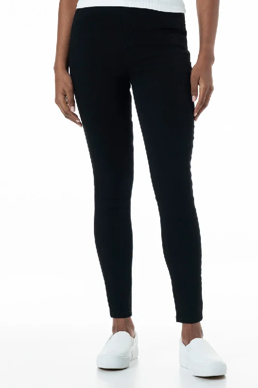 Men's Pants with Flap PocketsRf09 Hi-Waisted Skinny Jeans _ 151008 _ Black
