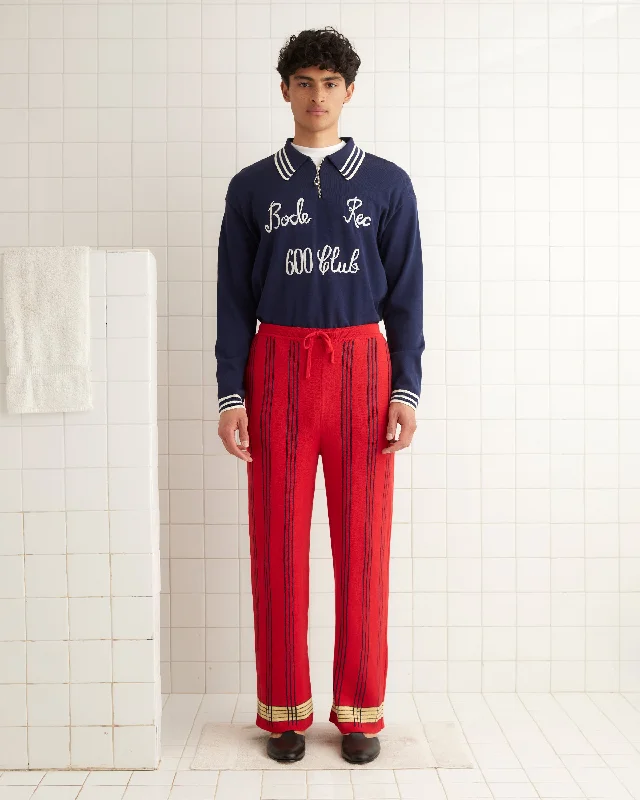 Men's Pants with Button-CuffsTreble Plaid Joggers