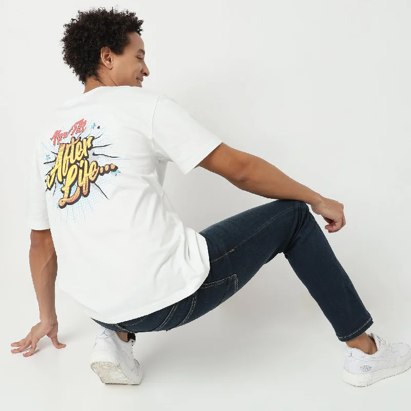 Men's Shirts with Graphic PrintsOversize Graphic T-Shirt