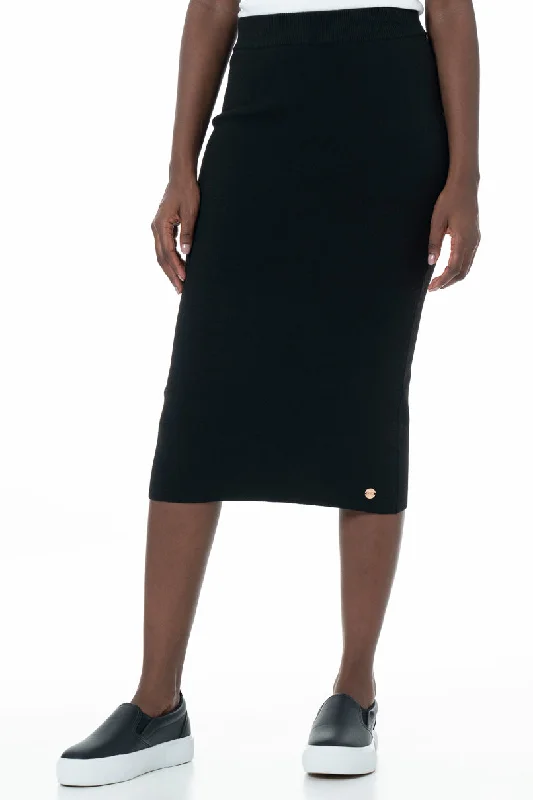 Men's Pants with Contrast StitchingKnit Skirt _ 145602 _ Black