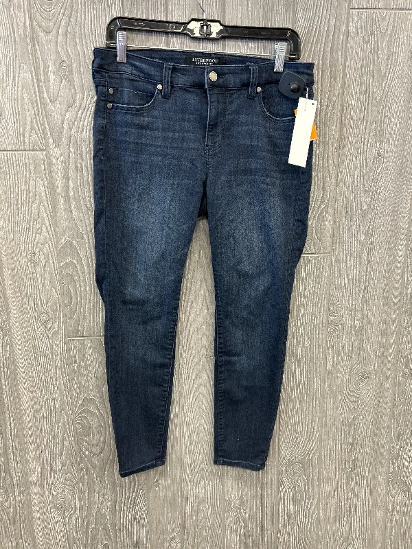 Rip and Tear Men's JeansJeans Skinny By Liverpool In Blue, Size: 8p