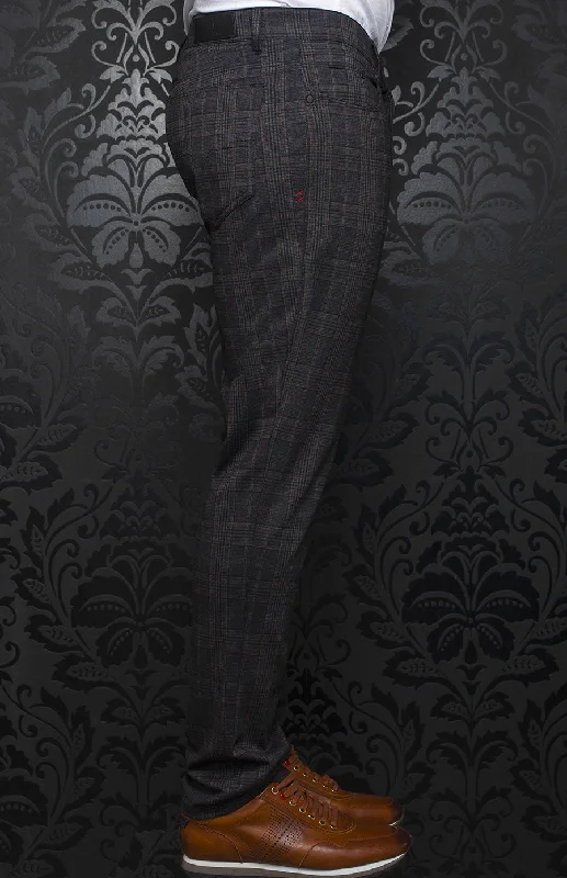 Men's Twill Pants for a Dressy LookAU NOIR | Ultra Stretch Pants | Winchester Peck Brown
