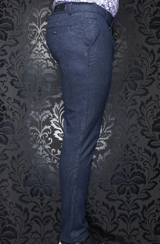 Men's Pants with Patchwork PatternsAU NOIR | Ultra Stretch Pants | Beretta Sevilla Navy