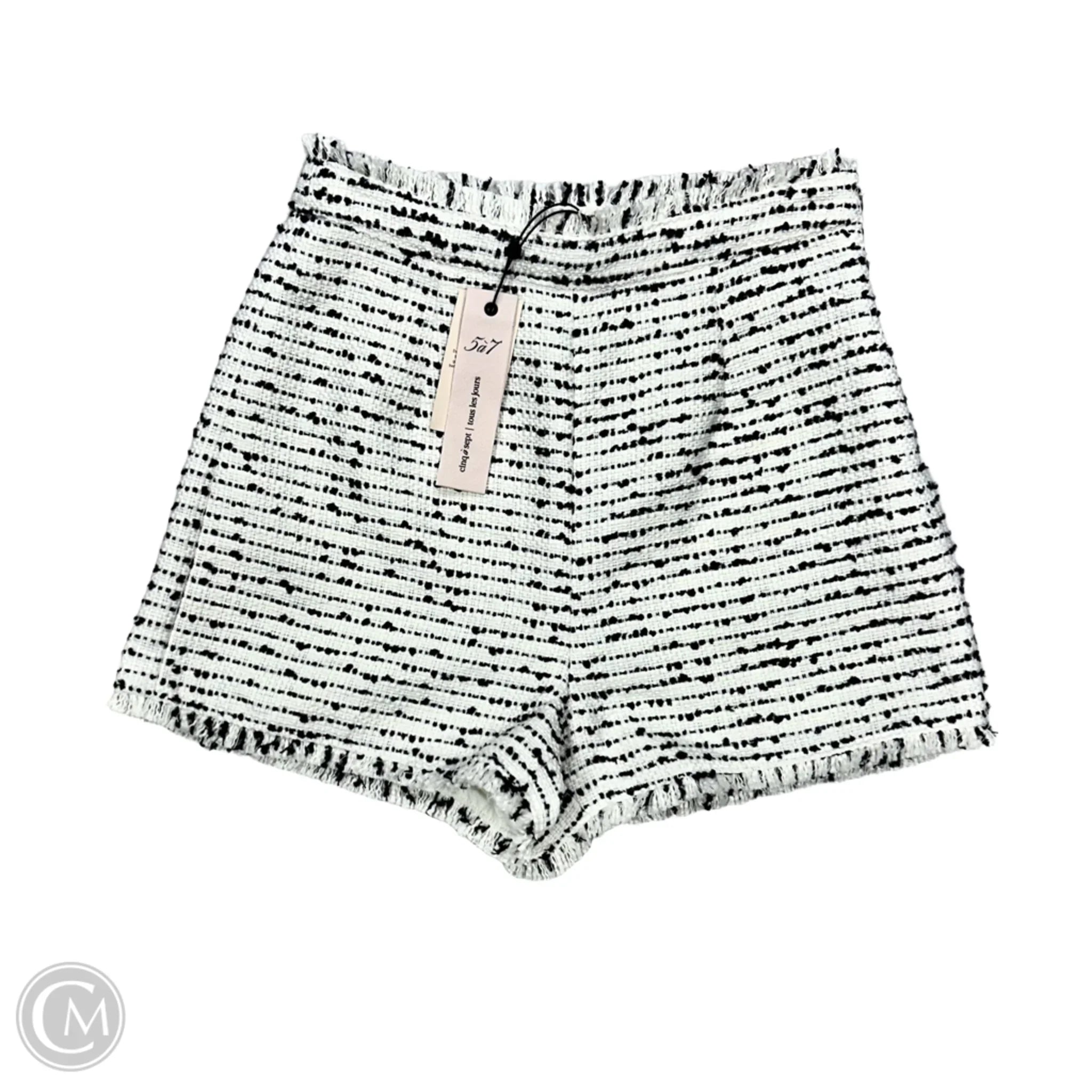 Men's Bootcut Jeans for a Flattering ShapeShorts By Cinq A Sept In Black & White, Size: 2