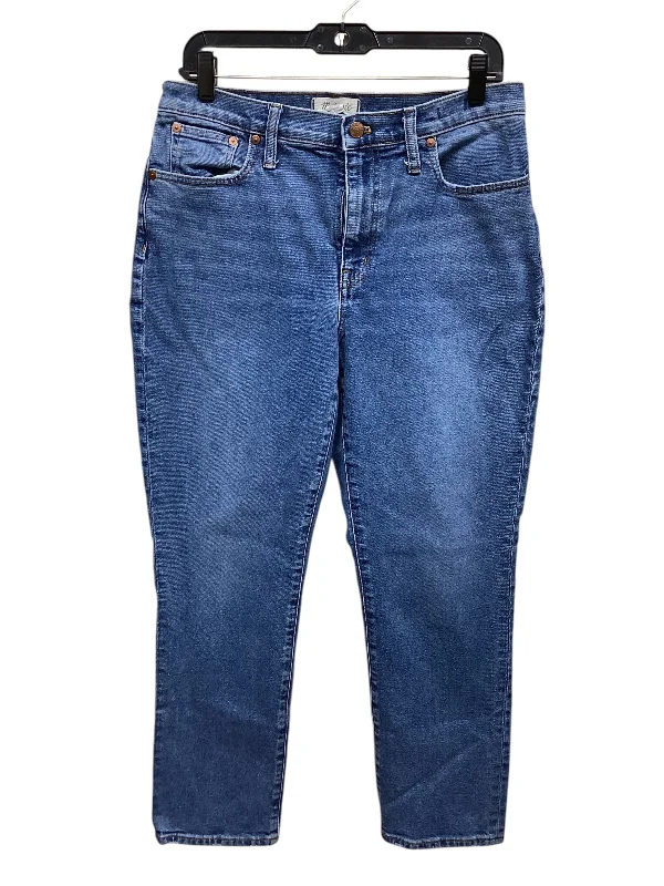 Men's Jeans in Unique PatternsJeans Straight By Madewell In Blue Denim, Size: 10