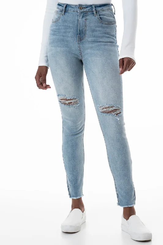 Men's Party Pants for a Fun Night OutRf05 Hi-Rise Skinny Jeans _ 148283 _ Light Wash