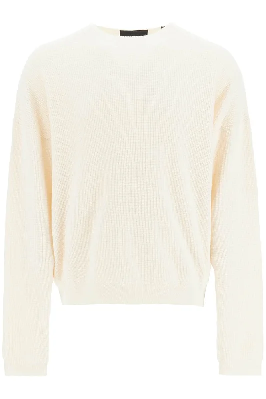 Fear Of God Essentials Men's Waffle Crew Neck Pul