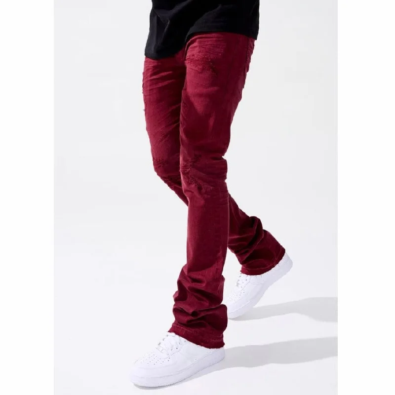 Men's Pants with Appliqué DetailsJordan Craig Martin Stacked Tribeca Twill Pants (Burgundy) JTF956R Men's Pants with Appliqué DetailsJordan Craig Martin Stacked Tribeca Twill Pants (Burgundy) JTF956R