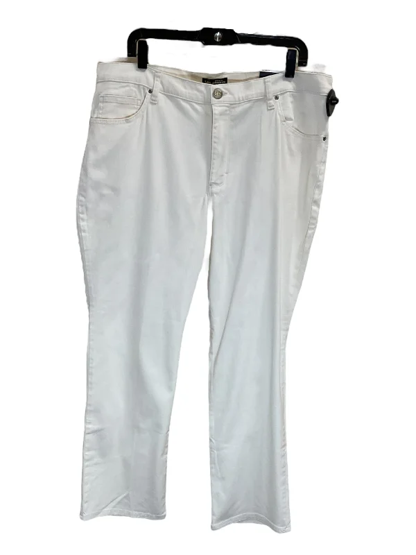 Protective Safety HatsJeans Straight By Lee In Cream, Size: 18