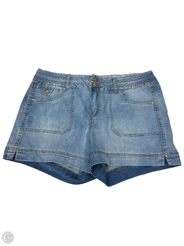 Men's Party Pants for a Fun Night OutShorts By One 5 One In Blue Denim, Size: 16