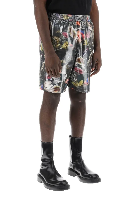 Men's Pants with Reflective Stripes for SafetyAcne Studios "printed Shorts For B. Sund
