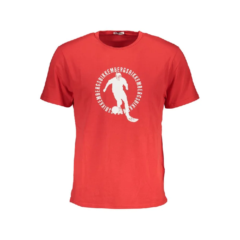 Men's Shirts with French CuffsBikkembergs  Cotton Men's T-Shirt