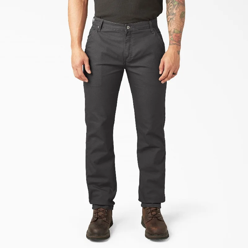 Men's Pants with Elastic CuffsDickies Men's FLEX Regular Fit Duck Carpenter Pant_Stonewashed Slate