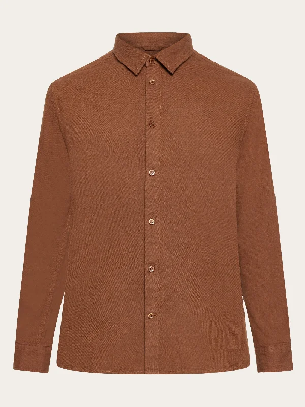 Men's Collared Shirts for Formal OccasionsOrganic Cotton Flannel Shirt GOTS - Dachshund Men's Collared Shirts for Formal OccasionsOrganic Cotton Flannel Shirt GOTS - Dachshund