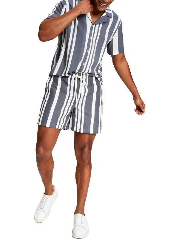 Men's Pants with Shallow PocketsMens Regular Fit Drawstring Flat Front