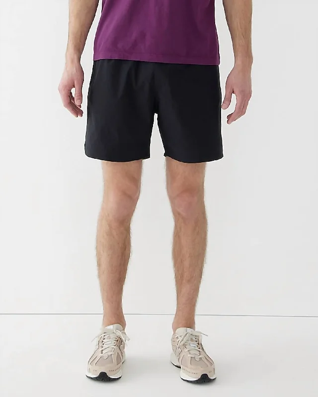 Men's Patterned Pants with StripesMen's 6'' Lined Tech Dock Short In Black