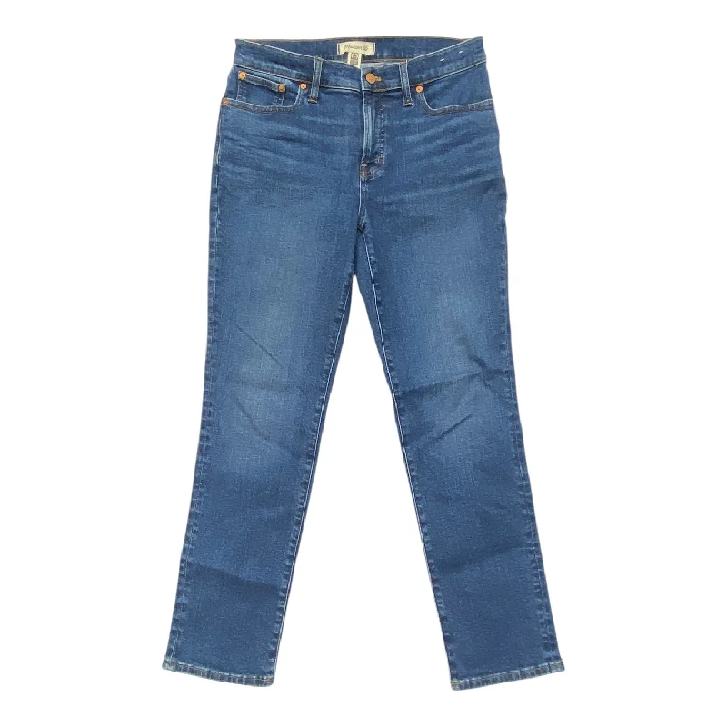 Men's Jeans with EmbroideryJeans Straight By Madewell In Blue Denim, Size:6