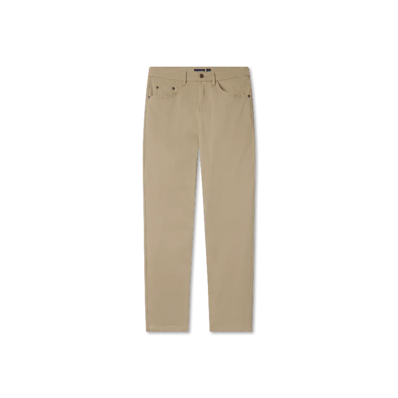 Men's Pants with Slant PocketsCahaba Comfort Stretch Twill Pant - Khaki
