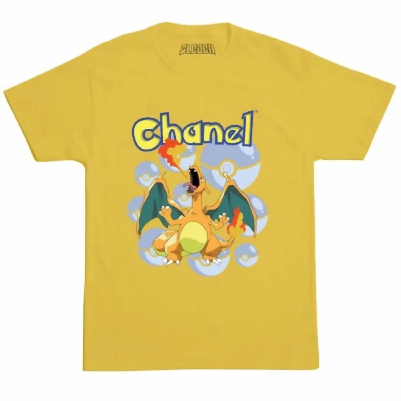 Men's Shirts for Beach OutingsMen's Spit Fire Tee In Yellow