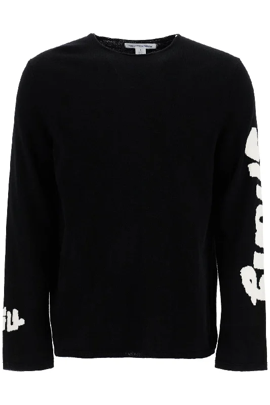 Comme Des Garcons Shirt Men's Wool Jacquard Pul