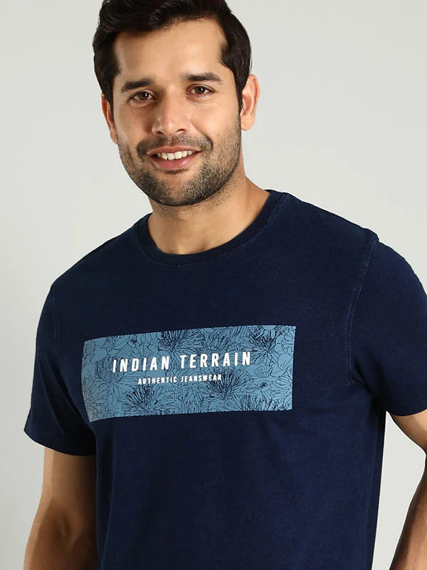 Men's Shirts with High NecksMen Graphic Crew Neck T-Shirt