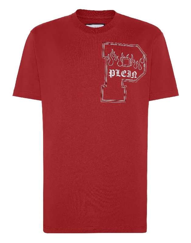 Men's Shirts with Mock NecksT-shirt Round Neck SS
