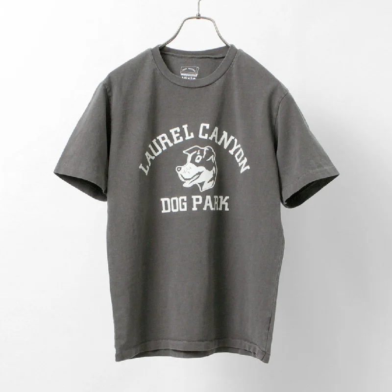 Men's Shirts with TiesMIXTA / Basic crew print T-shirt (dog park)