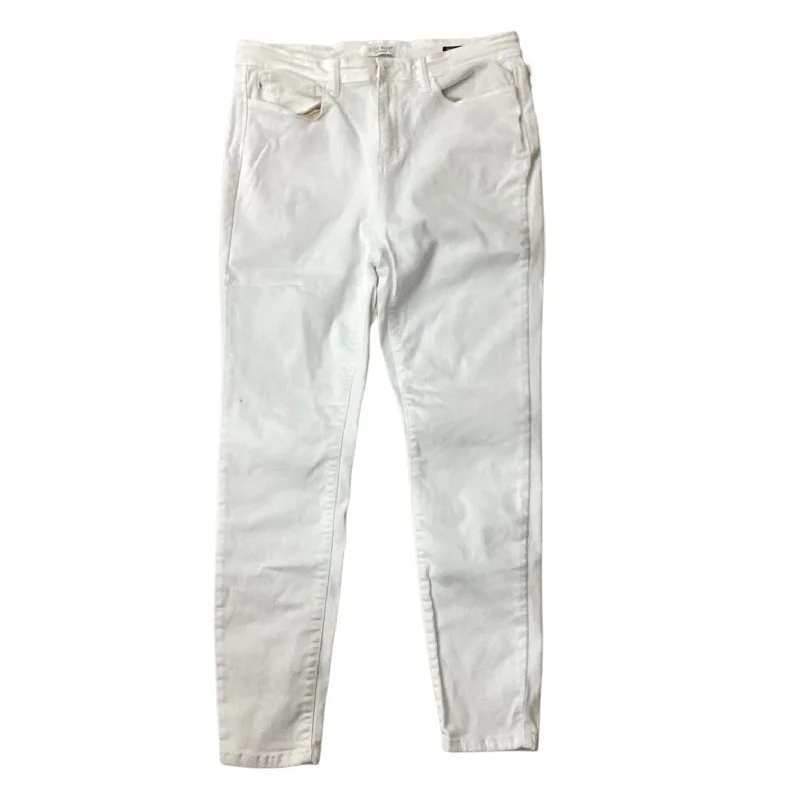 Men's Jeans with Embroidered LogosJeans Skinny By Judy Blue In White, Size: 12