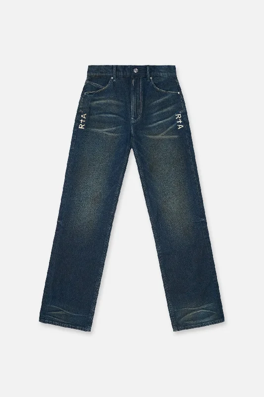 Men's Pants with SuspendersJONAS STRAIGHT LEG JEAN | OLD WORLD BLUE