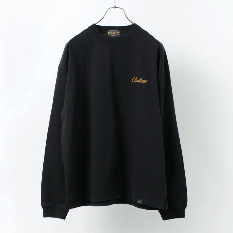 Breathable Men's Mesh TopsPENDLETON / Back Print Long Sleeve T-Shirt